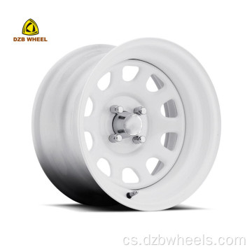 16 palců offroad Daytona White Steel Wheels